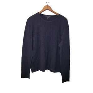 Rag & Bone Womens Charcoal Gray Crew Neck Long Sleeve Sweater Size XL Minimalist